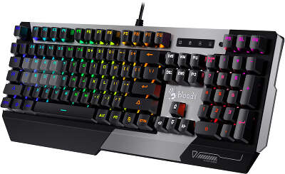 Клавиатура A4Tech Bloody B865N механическая серый/черный USB for gamer LED