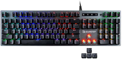 Клавиатура A4Tech Bloody B765 механическая серый USB for gamer LED (B765 GREY/NEON (GREEN SWITCH))