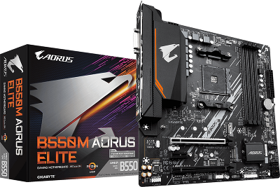 Материнская плата/ MB GIGABYTE AMD B550 sAM4, 4xDDR4(128GB), DVI-D/HDMI 2.1, 1xPCIe 4.0x16, 1xPCIe 3.0x16, 1xPCIe 3.0, 1xLAN, 4xSATA 6Gb/s, 2xM.2, 4xUSB 3.2, 4xUSB 2.0, 1xPS/2, mATX
