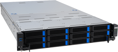 Сервер ASUS RS720-E11-RS12U, 2U, 2 x LGA4677, 32 DIMM DDR5, 12 x 3.5”/2.5