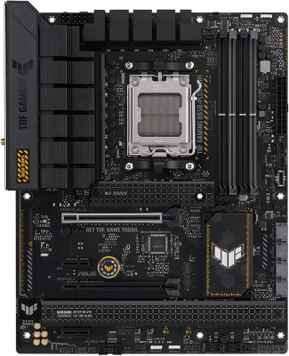 Материнская плата ASUS TUF GAMING B650-PLUS WIFI, AM5, B650, 4*DDR5, 4*SATA, 3*M.2, 2*USB 3.2, 4*USB 2.0, Type-C, 3*PCIx16, 2*PCIx1, DP+HDMI, ATX; 90MB1BZ0-M0EAY0