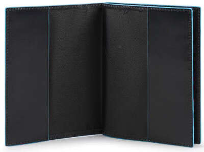 Обложка для документов Piquadro Blue Square PP5246B2R/N черный натур.кожа