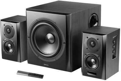 Edifier S351DB черный {2 сат. + сабвуфер,150W RMS, 30-20000Гц, дерево, беспроводной пульт ДУ, Bluetooth aptX}