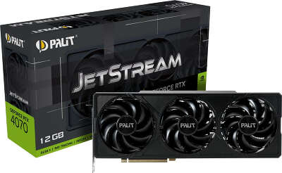Видеокарта Palit NVIDIA nVidia GeForce RTX 4070 JETSTREAM 12Gb DDR6X PCI-E HDMI, 3DP