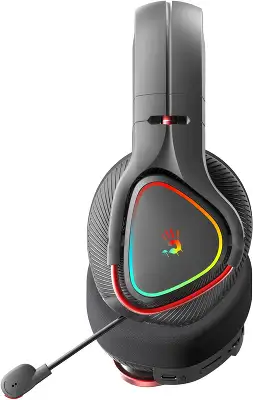 Наушники с микрофоном A4Tech Bloody MR710 черный 1.5м мониторные BT/Radio оголовье (MR710 BLACK)