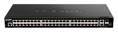 коммутатор D-Link PROJ Управляемый L3 стекируемый коммутатор, 48x1000Base-T, 2x10GBase-T, 2x10GBase-X SFP+, CLI, порт управления 1000Base-T, консольный порт RJ-45