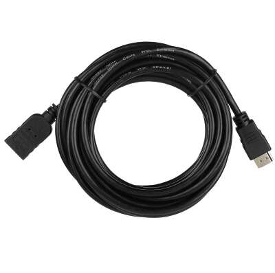 Кабель ACD-DHHF1-50B |ACD-DHHF1-50B| HDMI 1.4, Golden Plated,19m/19f, HDMI extension, Черный, 5м |ACD-DHHF1-50B| (74229)
