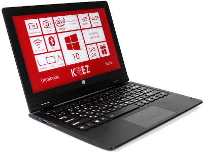 Ноутбук Krez Ninja 11.6" HD Z8300/2/32SSD/Wi-Fi/BT/CAM/W10