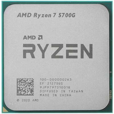 CPU AMD Ryzen 7 5700G OEM (100-000000263){3,80GHz, Turbo 4,60GHz, Vega 8 AM4}