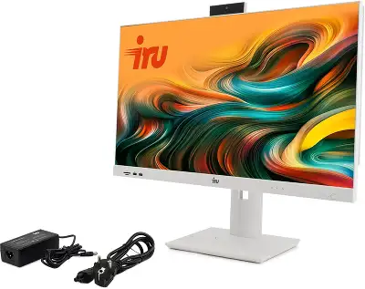 Моноблок IRU Strato 27" QHD i5 1235U (1.3) 16Gb SSD512Gb Iris Xe CR Windows 11 Pro GbitEth WiFi BT 65W Cam белый 2560x1440