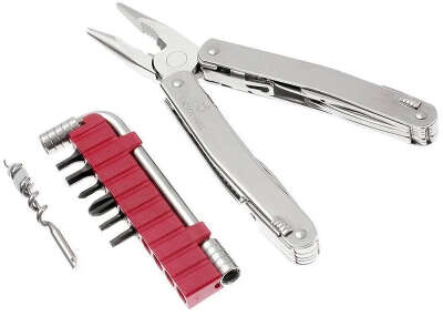 Мультитул Victorinox SwissTool Spirit X (3.0235.L) 105мм 35функц. мини-отвертка/штопор/набор бит/чехол кожаный серебристый карт.коробка