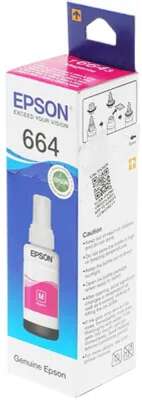 EPSON C13T66434A/C13T664398 Чернила для L100 (magenta) 70 мл 