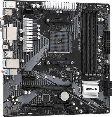 Материнская плата mATX LGAAM4 ASRock B450M PRO4-F R2.0