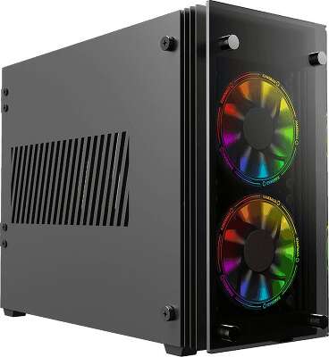 Корпус GameMax Stratos ITX, черный, mini-ITX, Без БП (Stratos ITX)