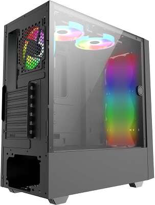 Корпус HIPER HG304 ATOM, черный, ATX, Без БП (HG304 ATOM)