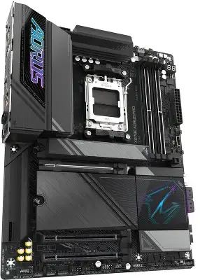 Материнская плата GIGABYTE X870E AORUS PRO, AM5, X870, 4*DDR5, 4*SATA, 4*M.2, 7*USB 3.2, 2*USB 2.0, 2*Type-C, 3*PCIx16, HDMI, ATX