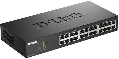 Коммутатор D-Link  Неуправляемый коммутатор с 24 портами 10/100Base-TX
