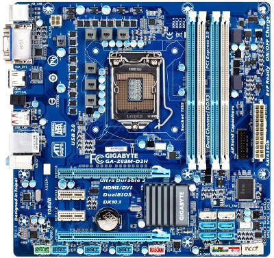 Мат. плата P8 Gigabyte GA-Z68M-D2H