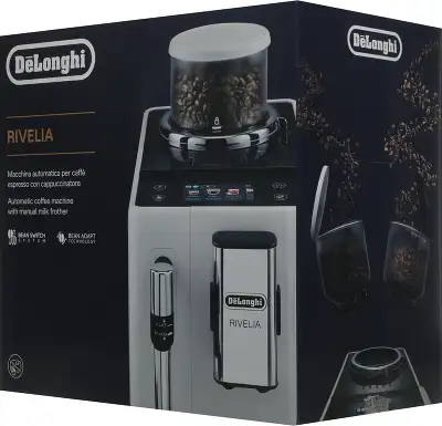 Кофемашина Delonghi Rivelia EXAM440.35.BG 1450Вт бежевый