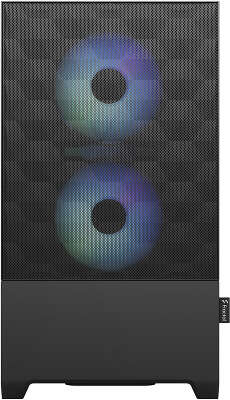 Корпус Fractal Design Pop Mini Air RGB Black TG Clear Tint, черный, mATX, Без БП (FD-C-POR1M-06)