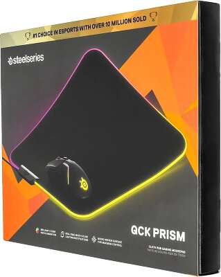 Коврик SteelSeriesQcK Prism Cloth RGB Gaming Mousepad M