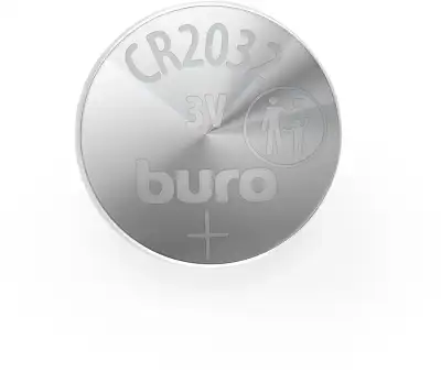 Батарея Buro Lithium CR2032 (1шт) блистер