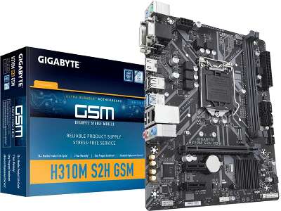 Материнская плата mATX LGA1151v2 Gigabyte H310M S2H GSM