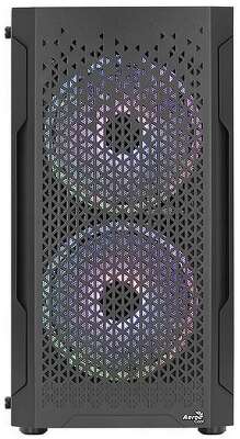 Корпус MiniTower AEROCOOL TRINITY MINI-G-BK-V2 black (mATX, без БП, 3xUSB Type-A) (4710562758627)