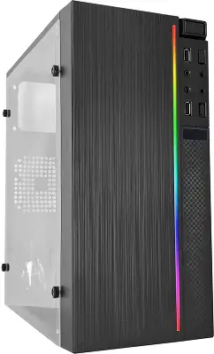 Корпус Оклик OCC-MN306 черный без БП mATX 1x80mm 2x120mm 1xUSB2.0 1xUSB3.0 audio