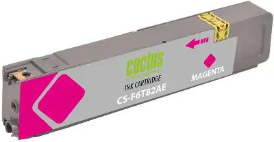 Картридж струйный Cactus CS-F6T82AE 973XL пурп.пигм. (110мл) для HP PageWide Pro 452dw/Pro 477dw с чипом