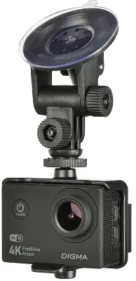 Видеорегистратор Digma FreeDrive Action 4K WiFi черный 8Mpix 2160x3840 2160p 150гр. Allwinner V3
