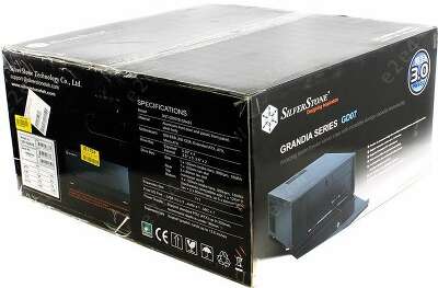 Корпус SilverStone GD07B, черный, EATX, Без БП (SST-GD07B)