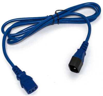 Шнур питания Hyperline PWC-IEC13-IEC14-3.0-BL C13-С14 проводник.:3x1.0мм2 3м 230В 10А (упак.:1шт) синий