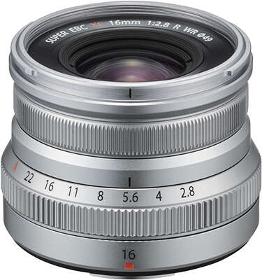 Объектив Fujinon XF 16 мм f/2.8 R WR Silver