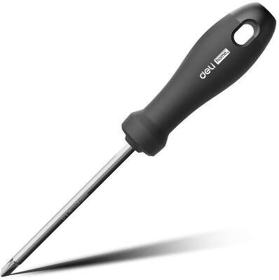 Двухсторонняя отвертка Home Series Black Deli HT1055 SL5+PH1, длина жала 100мм, эксклюзивный дизайн, рукоятка из высококачественного софттач пластика