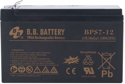 Батарея для ИБП BB BPS 7-12 12В 7Ач