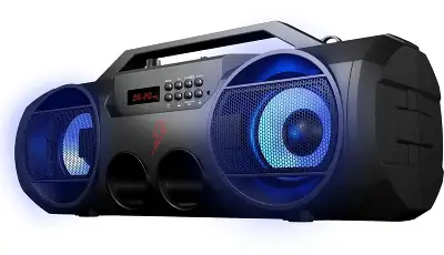 Колонка порт. Ural Молния 280 черный 28W 2.0 BT 10м 2000mAh (УРАЛ МОЛНИЯ 280)