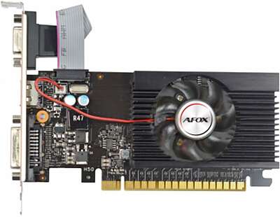 Видеокарта AFOX NVIDIA nVidia GeForce GT 710 AF710-4096D3L7-V1 4Gb DDR3 PCI-E VGA, DVI, HDMI
