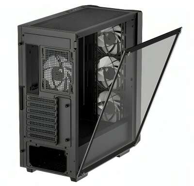 Корпус MidiTower Deepcool CC560 ARGB black (ATX, без БП, ARGB, USB3.2 Type-A+USB2.0 Type-A) (R-CC560-BKTAA4-G-2)