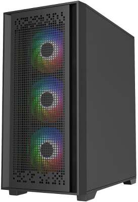 Корпус PowerCase ByteFlow, черный, ATX, без БП (CBFB-A4)