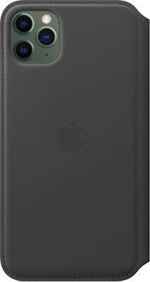 Кожаный чехол для iPhone 11 Pro Max Apple Leather Folio, Black [MX082ZM/A]
