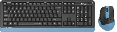 Клавиатура + мышь A4Tech Fstyler FGS1035Q клав:черный/синий мышь:черный/синий USB беспроводная Multimedia (FGS1035Q NAVY BLUE)
