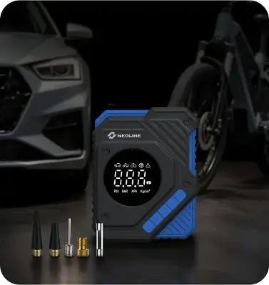 Автомобильный компрессор Neoline Dela S 23л/мин шланг 0.54м