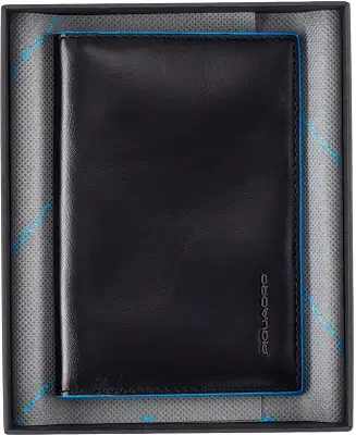 Обложка для паспорта Piquadro Blue Square PP5255B2/N черный натур.кожа