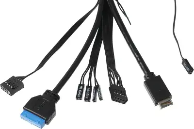 Корпус Formula Crystal Z9ML Floe черный без БП mATX 1xUSB3.0 1xUSB3.1 audio bott PSU