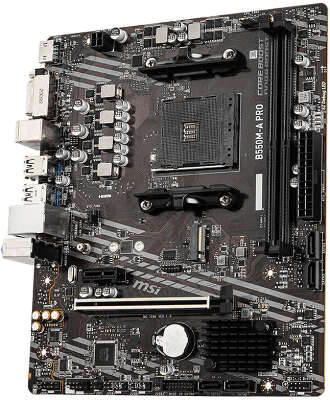 Материнская плата MSI B550M-A PRO (AM4, mATX, B550, 2xDDR4, DVI+HDMI, RTL) (B550M-A PRO)