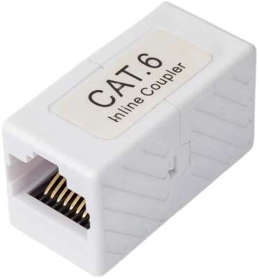 Cabeus CA-8p8c-C6 Проходной адаптер, RJ45-RJ45 (8p8c), категория 6, неэкранированный 