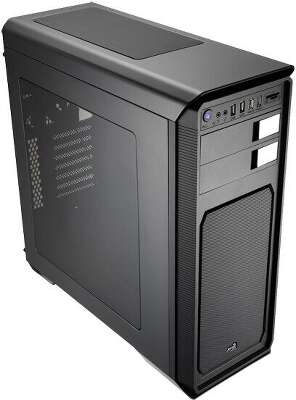 Корпус AeroCool Aero-800 CR Black Edition, черный, ATX, Без БП (4713105955675)