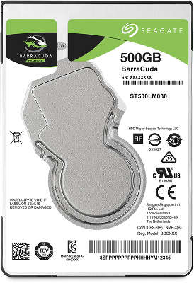 Жесткий диск 2.5" Seagate SATA-III 500Gb ST500LM030 Barracuda (5400rpm) 128Mb