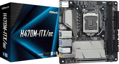 Материнская плата mini-ITX LGA1200 ASRock H470M-ITX/AC